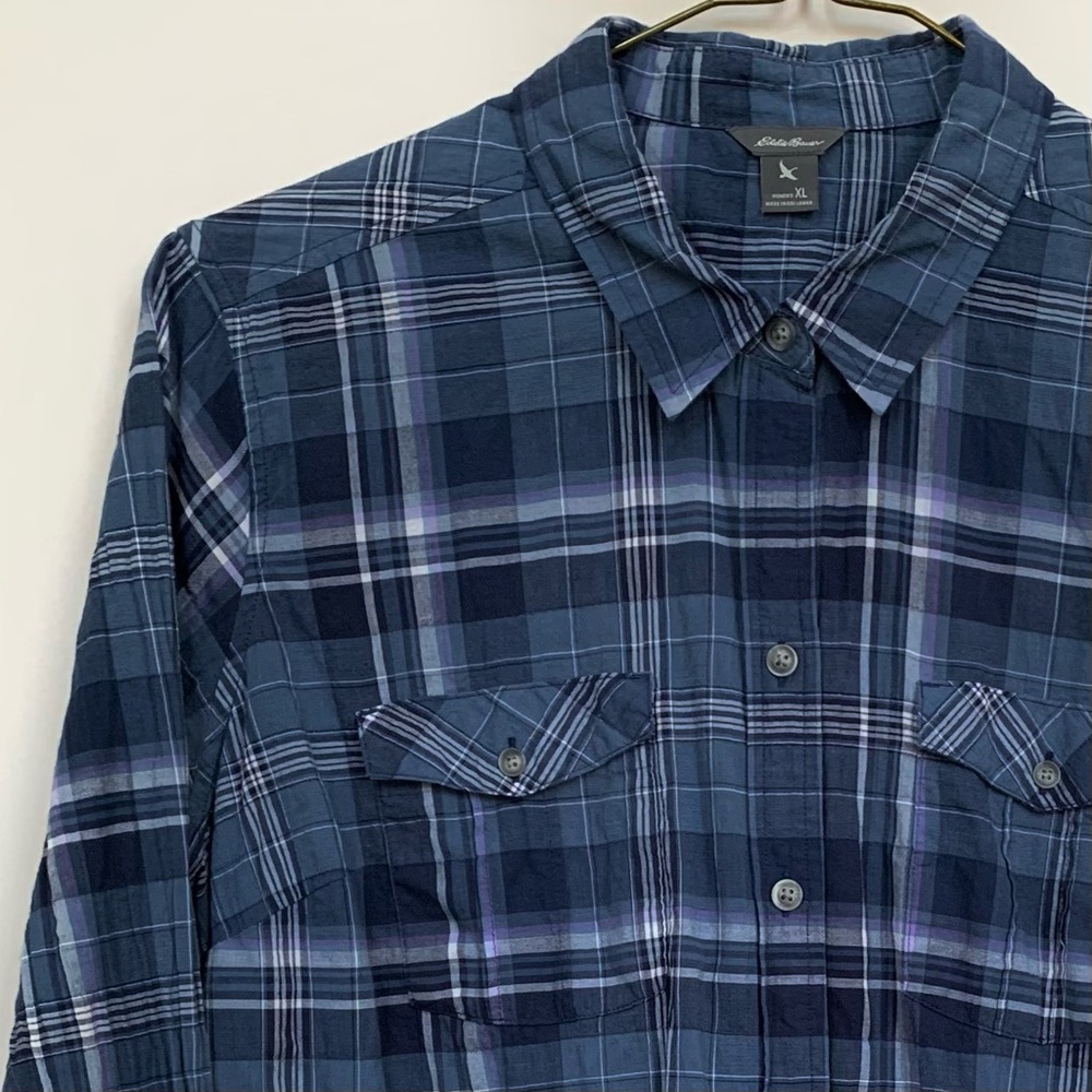 Eddie Bauer button down - blue